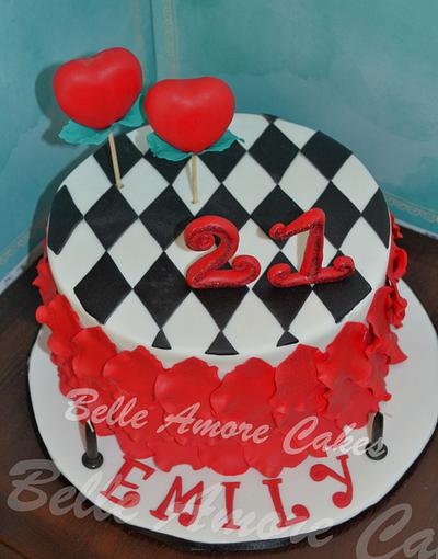 Queen of Hearts - Cake by Belle Amore Cakes