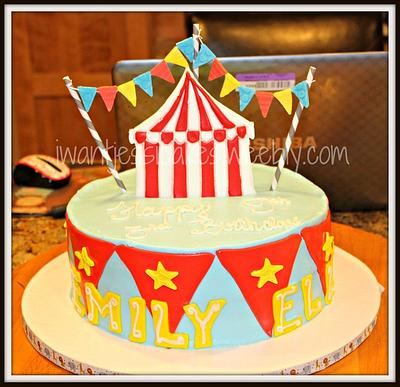 Circus cake - Cake by Jessica Chase Avila