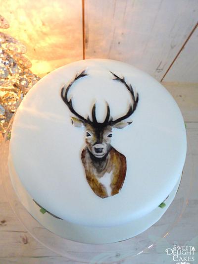 Christmas Reindeer - Cake by Sweet Delight Cakes