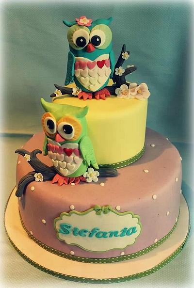 Owl Cake  - Cake by Sabrina Di Clemente