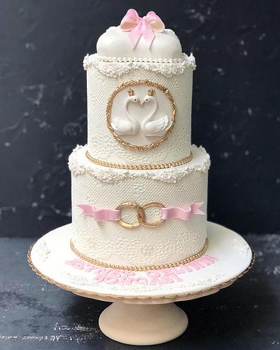 Engagement Cake  - Cake by asli