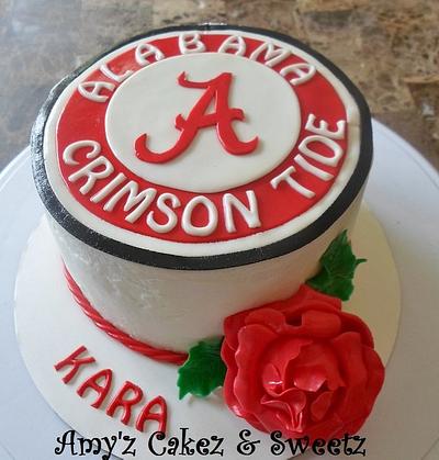Alabama, Crimson Tide - Cake by Amy'z Cakez & Sweetz