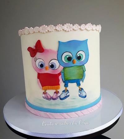 Cake for siblings - Cake by Couture cakes by Olga