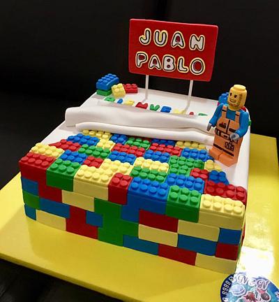 Lego Baby Shower Cake - Cake by N&N Cakes (Rodette De La O)