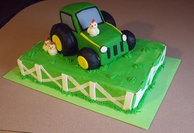 Tractor Cake - Cake by Crystal