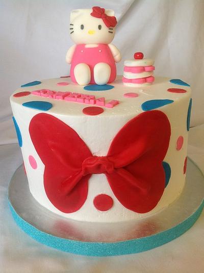 HELLO KITTY RED BOW - Cake by GABRIELA AGUILAR