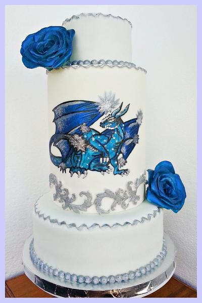 Ice dragon cake - Cake by Princess of Persia