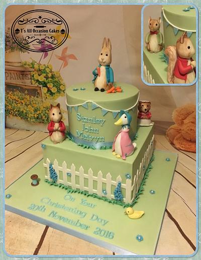 Peter rabbit christening cake - Cake by Teraza @ T's all occasion cakes