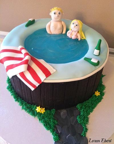 Hot Tub Cake! - Cake by Loren Ebert