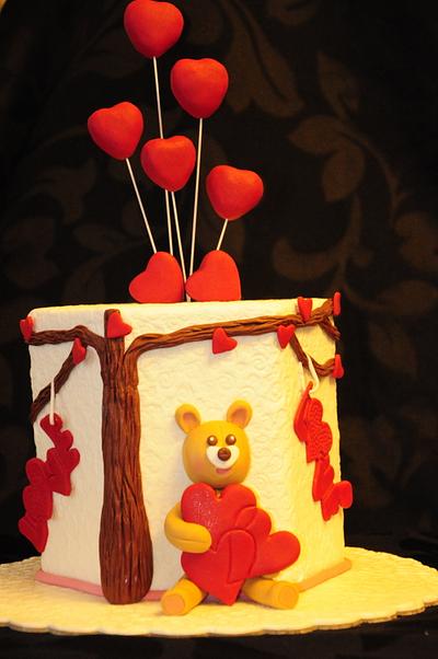 My interpretation of love - Cake by The Bistro Cake Designer