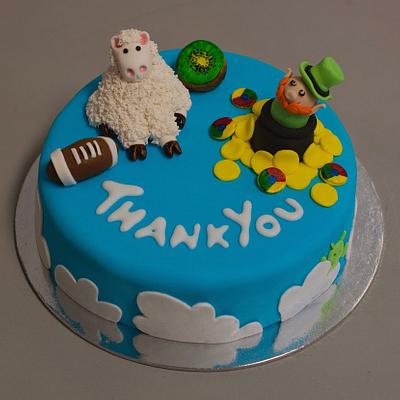 Moving from New Zealand to Ireland - Cake by Aurélie's Cakes