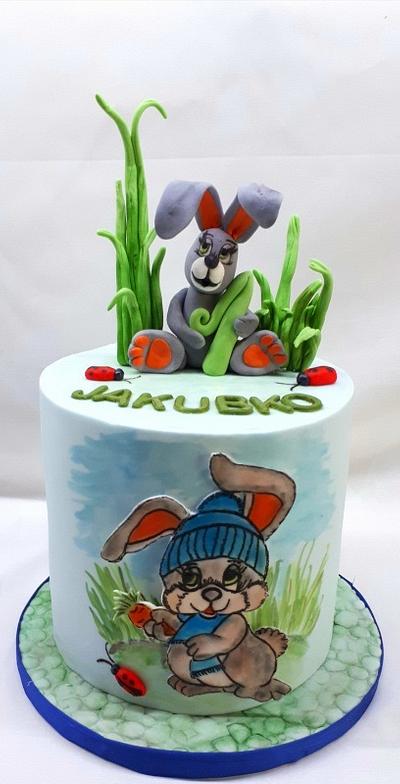 Bunnies - Cake by Kaliss