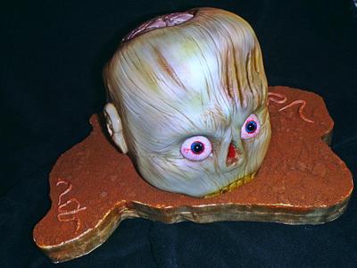 Zombie head - Cake by Reposteria El Duende