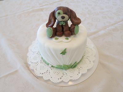 Puppy Cake - Cake by The Garden Baker