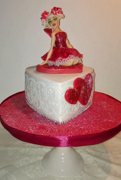 Valentin's day cake - Cake by Julieta ivanova Julietas cakes