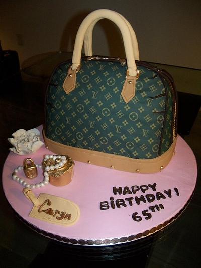 LV purse cake - Cake by Eva Salazar 