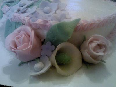flower. - Cake by Andria Jones