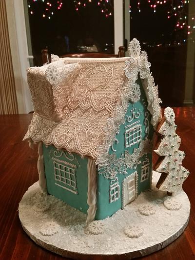 Gingerbread House - Cake by Lori Snow