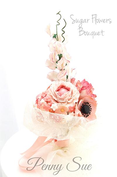 Bridal Sugar Flowers Bouquet - Cake by Paola Manera- Penny Sue