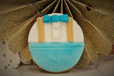 Cookie christening child - Cake by Wedding Painting Cakes by Soraya Torrejon