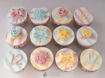 Pastel Birthday Cupcakes - Cake by Amanda’s Little Cake Boutique
