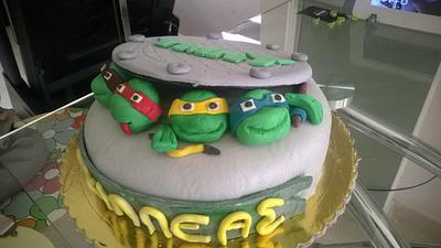 teenage mutant ninja turtle cake - Cake by evisdreamcakes