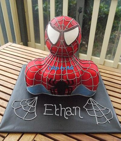 Spiderman bust cake - July 2012 - Cake by Cakes by Ade