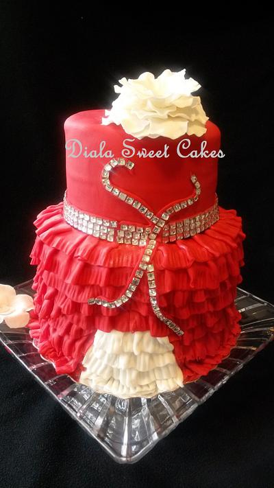Love in Red  - Cake by DialaSweetCakes