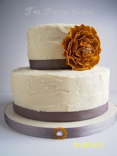 Lindsay's Wedding Cake - Cake by Tea Party Cakes