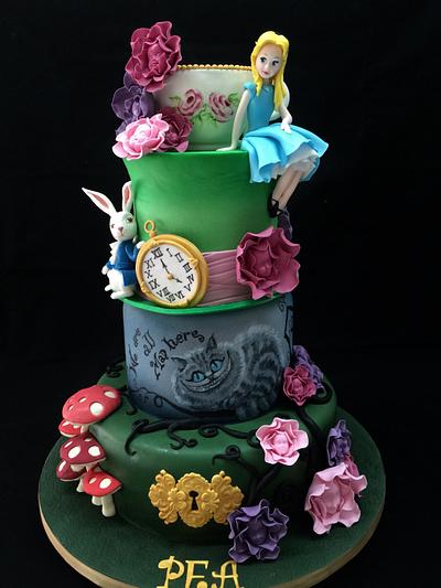 Alice in wonderland - Cake by Galatia