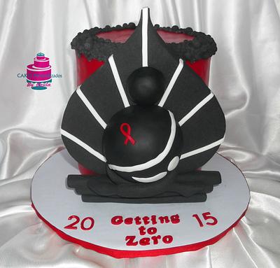 UNSA Team RED Collaboration - Cake by CakesByPaula