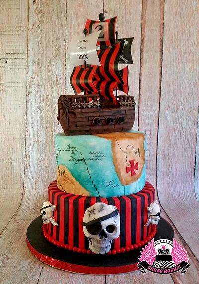 Pirate Ship Cake - Cake by Cakes ROCK!!!  