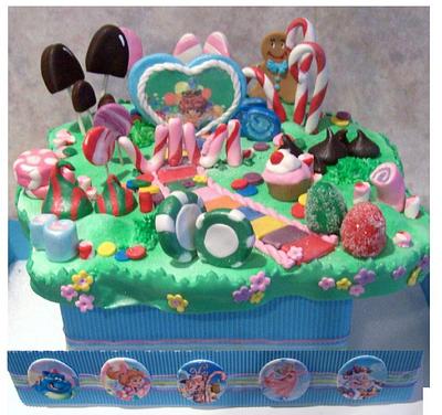 Candyland Centerpiece - Cake by Cheryl