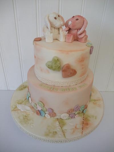 Vintage Teddy Cake  - Cake by The Stables Pantry 