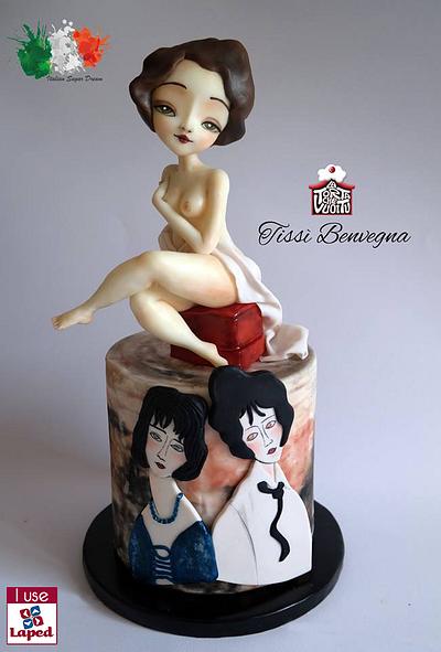 Modigliani's women - Italian Sugar Dream Collaboration - Cake by Tissì Benvegna