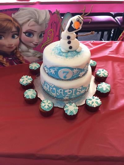Olaf  - Cake by Liz Hsf