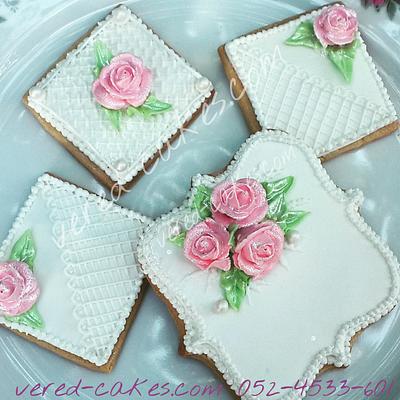 Elegant decorated cookies - Cake by veredcakes