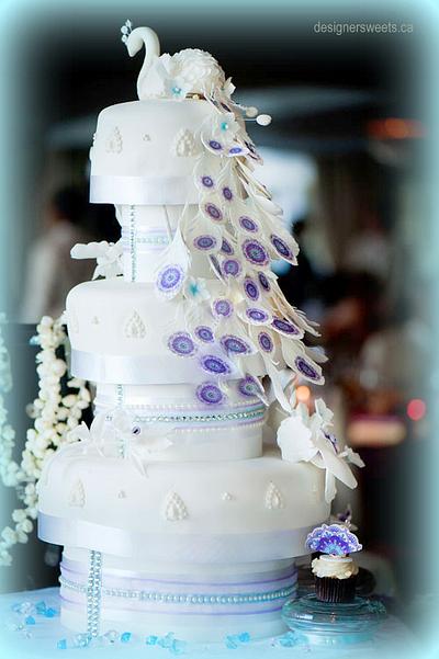 Peacock Wedding Cake - Cake by DesignerSweets
