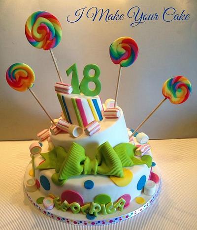 Candy Cake - Cake by Sonia Parente