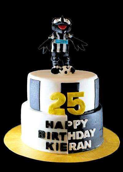Newcastle United FC Cake - Cake by DebsDuckCakes