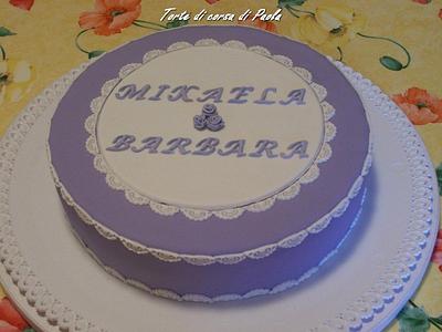 Two friend's birthday cake, 2013. - Cake by Tortedicorsa