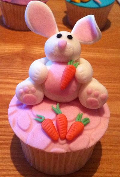 Bunny Cupcake - Cake by Rebecca Letchford