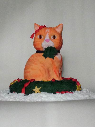 Cat of Frostington Village - Cake by BuntysCakery