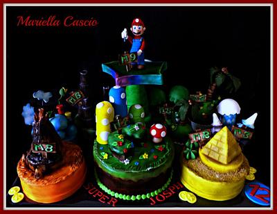 the 9 worlds of supermario bross - Cake by Mariella Cascio