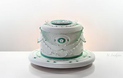 A green cake - Cake by Neli