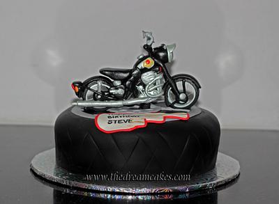 Biker's Birthday - Royal Enfield - Cake by Ashwini Sarabhai
