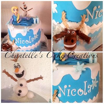 Frozen # 2 - Cake by Chantelle's Cake Creations