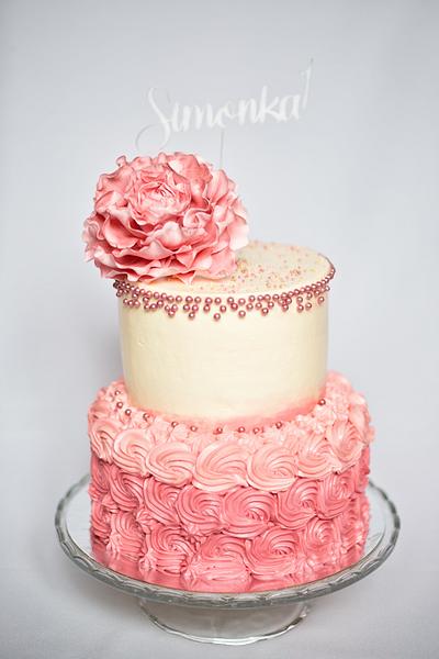 Buttercream Cake for little princess - Cake by Torty Katulienka
