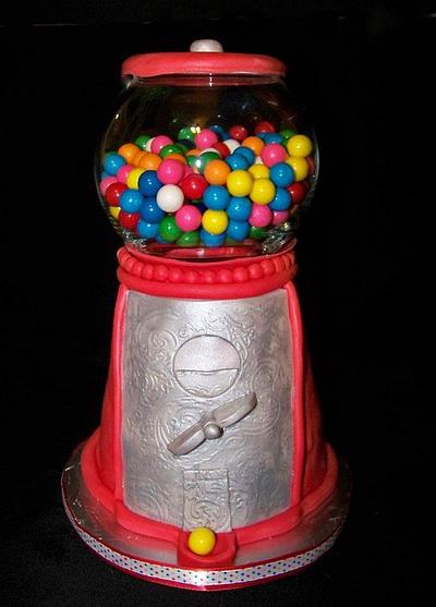 Gumball Machine - Cake by LittleLadyCakes