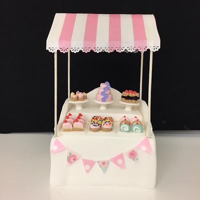 Miniature cake booth - Cake by R.W. Cakes